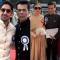 National Awards 2024: Brahmastra makers Karan Johar and Ayan Mukherji arrive together, Mithun Chakraborty attends with arm brace; Manoj Bajpayee joins with wife