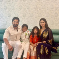  Allu Arjun poses for a selfie with wife Sneha and kids; celebrates Makar Sankranti at home 