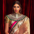 Anant-Radhika Wedding Rewind: Shweta Bachchan's Byzantine blouse and Jadau necklace by AJSK is avant-garde, a stunning case of maximalism
