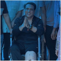 WATCH: Govinda gets DISCHARGED days after accidental bullet injury; flashes smile and greets fans with folded hands