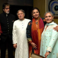 Amitabh Bachchan-Jaya Bachchan pose with Shabana Azmi-Javed Akhtar in throwback PIC; fans say 'Combined talent of acting, writing and music'