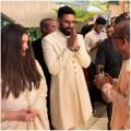 Aishwarya Rai Bachchan-Abhishek Bachchan twin in white as they attend Ashutosh Gowariker’s son Konark’s wedding reception; see PICS