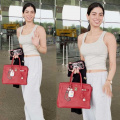 Khushi Kapoor sports a comfy airport look with expensive Birkin bag worth Rs 15 lakh