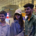 Priyanka Chopra enjoys Mumbai rain, interacts and poses with paps at airport before flying out of India; WATCH