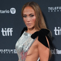 Jennifer Lopez Attends Unstoppable Premiere At TIFF; Poses With Matt Damon And Other Cast As Ben Affleck Skips Event