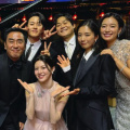 'Congrats to our Bong Seok and Hee Su': Han Hyo Joo poses with Moving family after 3rd Blue Dragon Series Awards Daesang win