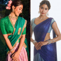 Learn how to drape saree in lehenga style straight from Janhvi Kapoor to Pooja Hegde's lookbook