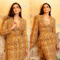  Sonam Kapoor is dripping in gold as she dons metallic skirt suit and reaffirms her status as quintessential OG fashionista