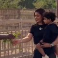 WATCH: Nayanthara’s day out at Dubai Safari Park features happy moments with husband Vignesh Shivan and kids; don't miss little ones feeding giraffes