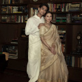 NEW PHOTOS: Aditi Rao Hydari and Siddharth's wedding moments clicked in a library look aesthetically perfect