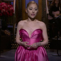 Ariana Grande Nails Impersonations of Celine Dion, Miley Cyrus, And Britney Spears on SNL, Sings With Bowen Yang as Iconic Wicked Character