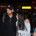 Hrithik Roshan and GF Saba Azad look inseparable at airport as they hold each other close while returning from New Year vacay: WATCH