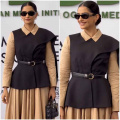 Sonam Kapoor Ahuja gives power dressing a modern twist in stylish vest with blouse and skirt look