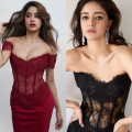 Janhvi Kapoor vs Ananya Panday fashion face-off: Who wore Rasario lace corset maxi dress worth Rs.1.9 Lakh better? 