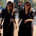 Tamannaah Bhatia’s take on off-duty fashion is all about breezy silhouette and subtle charm in a black midi dress