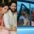 Sobhita Dhulipala spotted leaving Naga Chaitanya's residence post engagement ceremony in Hyderabad; WATCH