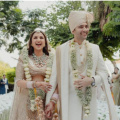 WATCH: Lovebirds Parineeti Chopra-Raghav Chadha are all smiles as they return to Mumbai after 1st wedding anniversary getaway