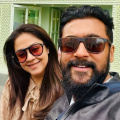 Suriya sports a bearded look, poses with wife Jyotika for a happy picture as they enjoy vacation in London