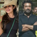 Watch: Trisha Krishnan celebrates 22 years in cinema on Suriya 45 sets; Kanguva actor debuts new look for RJ Balaji starrer