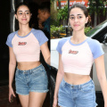 Ananya Panday proves less is more with Gen Z-approved denim shorts and crop top look