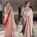 Nita Ambani’s red, cream saree is serving wedding guest goals as it is classic, trendy, and totally bookmark-worthy