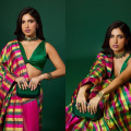 Bhumi Pednekar embraces geometric style, flaunts Rs 50k checkered saree from Raw Mango