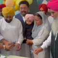 Sidhu Moosewala’s brother Shubhdeep Singh turns 1, family celebrates birthday with former Punjab CM; WATCH