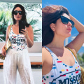 Kareena Kapoor makes beach glam a thing in Missoni swimsuit, white trousers, and Goyard bag, perfect for relaxed day by the sea