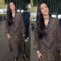 Shruti Haasan favors beautiful black bandhani kurti for her recent airport look, and we're in awe