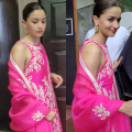 Alia Bhatt serves Desi Barbie inspo in pink salwar suit after delivering a killer Oppenheimer look in black halter dress  