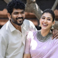 WATCH: Nayanthara's husband Vignesh Shivan helps his gorgeous lady in black take photos with paparazzi