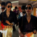 Korean Fashion Trend: Rashmika Mandanna shows how to style laid-back airport look in striped pants