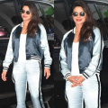 Priyanka Chopra Jonas wears comfortable co-ord set with white sneakers for a cool airport look