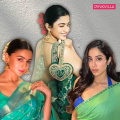 How to style a green saree: 5 ways to pull off an elegant look like Janhvi Kapoor, Rashmika Mandanna and others