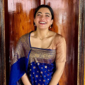 Rashmika Mandanna shares photo as she visits temple in morning; says, 'I had a second to..'