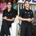 Sharvari keeps it fresh and trendy in all-black outfit ft. short-sleeved jacket worth Rs 38K and suit trousers