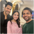 Laapataa Ladies’ Nitanshi Goel posing with ‘cool humans’ Varun Dhawan and Abhishek Banerjee is a collab we never saw coming