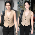 Shanaya Kapoor gives casual spin to formal style in pinstriped vest and Bottega Veneta bag worth Rs 2.9 lakh 