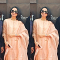 Sobhita Dhulipala's elegant look in organza peach is the perfect post-wedding pick for all the minimalistic brides