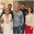 Salman Khan poses with parents Salim Khan-Salma Khan, brothers Arbaaz, Sohail and sisters Arpita, Alvira for perfect family PIC