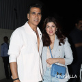 Sky Force Screening: Akshay Kumar arrives hand-in-hand with Twinkle Khanna, Veer Pahariya brings his mom, Vedang Raina, Rasha Thadani and others join; WATCH