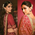 4 best ways to style Gharchola saree looks for Gujarati wedding: Sonam Kapoor, Deepika Padukone and others in bandhani drapes