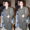 Tamannaah Bhatia rocks her fashion game in a basic black kurta set, with a Chanel bag stealing the spotlight