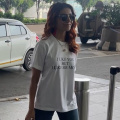 Here's why Samantha's T-shirt she wore to the airport is reminding us to love ourselves a bit more; WATCH