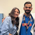 Anushka Sharma celebrates India’s win in Rs 46,000 stylish outfit as she cozies up to husband Virat Kohli post match