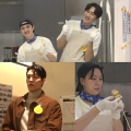 EXO's D.O. and Lee Kwang Soo get surprise visits from Kim Woo Bin, SEVENTEEN, and Lee Young Ji at company cafeteria in Eat What You Reap spinoff; Watch