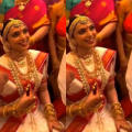 Sobhita Dhulipala's second wedding look in red-and-white Kanvjivaram saree is simple, traditional and elegant