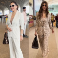 7 times Bollywood divas showed us how to nail a blazer look at the airport: Shilpa Shetty to Madhuri Dixit 