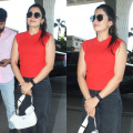 Rashmika Mandanna brings poppy vibes to airport in bold red top paired with luxurious Prada bag worth about Rs 1.7L