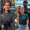 WATCH: Nayanthara's husband Vignesh Shivan helps his gorgeous lady in black take photos with paparazzi